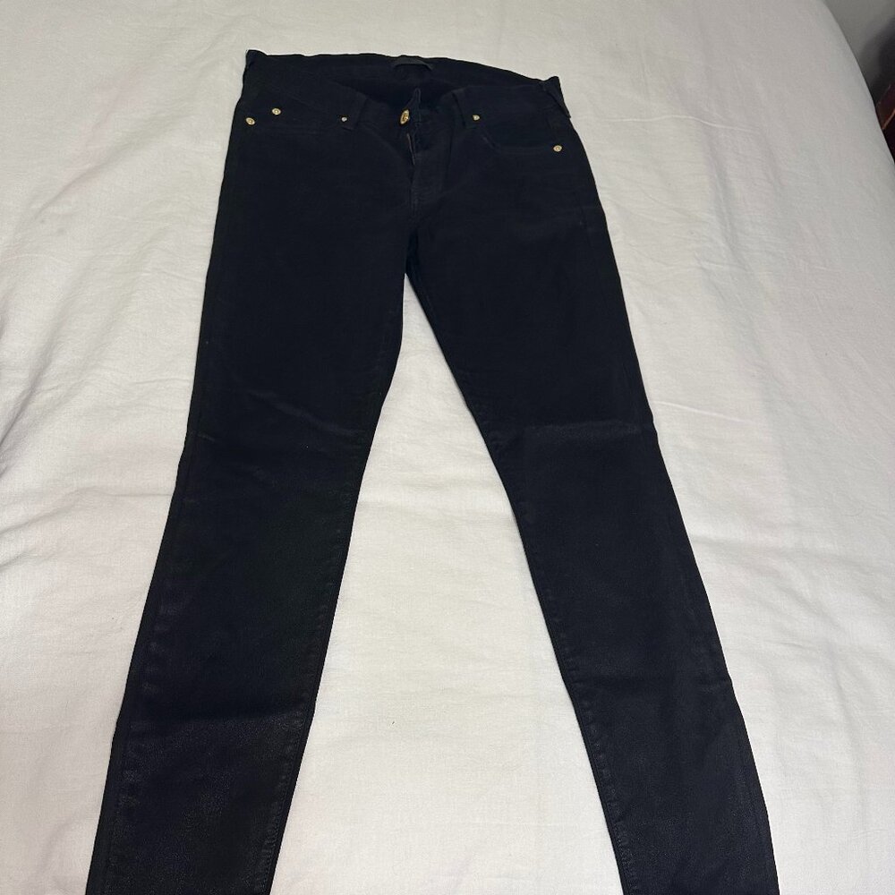 7 For All Mankind Coated Skinny Jeans